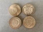 4 zilveren tientjes Juliana, Zilver, Ophalen of Verzenden, Koningin Juliana, 10 gulden