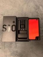 Samsung Galaxy S10+ 512GB Zwart, Barst in Rechteronderhoek, Gebruikt, Zwart, Galaxy S10, 512 GB
