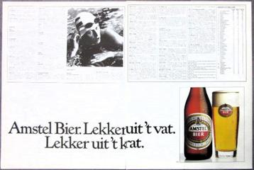 15 vintage advertenties reclames Amstel bier 1981-84 beschikbaar voor biedingen