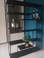 Industrial design open displaykast, Ophalen, 100 tot 150 cm, Zo goed als nieuw, Minder dan 150 cm