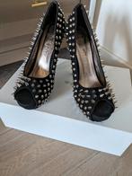 Funky spiked women's platform shoes sz 40/41, Zo goed als nieuw, Verzenden