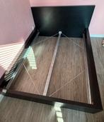 IKEA Malm bedframe 140x200, Huis en Inrichting, Slaapkamer | Bedden, Ophalen, Zwart, Tweepersoons, 140 cm