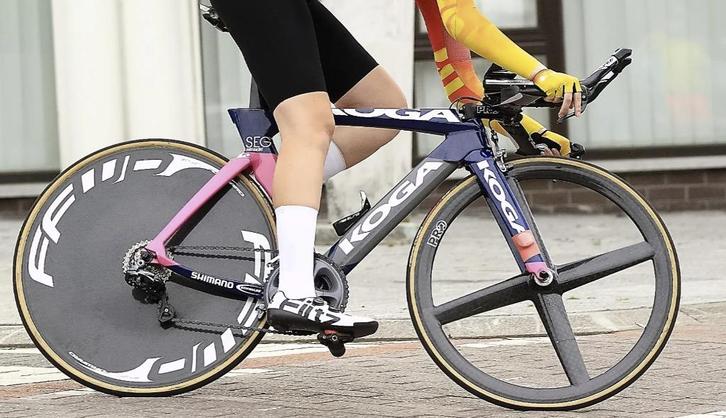 Koga tijdritfiets Di2 maat M 52 - 54, Fietsen en Brommers, Fietsen | Racefietsen, Gebruikt, Koga Miyata, Meer dan 20 versnellingen