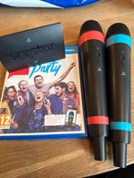 Singstar PS4 Microfoon Set Draadloos, Ophalen of Verzenden, Gebruikt, Met 2 controllers, Original