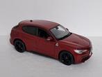 Alfa Romeo Stelvio rood 1/24 Bburago, Hobby en Vrije tijd, Modelauto's | 1:24, Ophalen of Verzenden, Gebruikt, Auto, Bburago