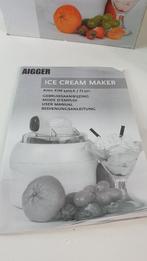Aigger KIM5405A Ice Cream Maker, ijsmachine, als nieuw! 1A11, Huis en Inrichting, Keuken | Keukenbenodigdheden, Tweedehands verkoop