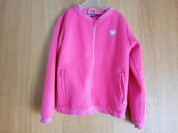 Roze Meisjes Vest - Maat 122/128 beschikbaar voor biedingen