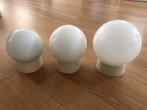 Vintage plafond lampen / bollamp, Ophalen of Verzenden