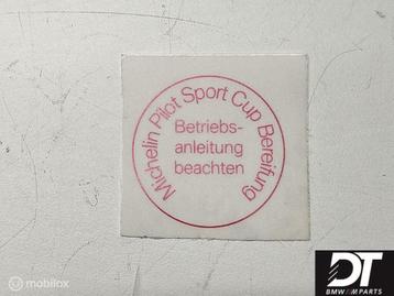 Sticker "Cup race-tyres" BMW E46 M3 CSL 71242282428 beschikbaar voor biedingen