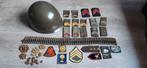 Lot naoorlogse militaria, Ophalen of Verzenden, Landmacht, Nederland, Embleem of Badge