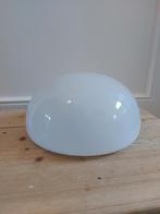 Vintage plafondlamp plafonnière lamp Gispen Giso jaren 50, Ophalen, Gebruikt, Glas, Modern