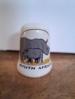 Vingerhoed Zuid Afrika, Ophalen of Verzenden, Zo goed als nieuw, Porselein, Buitenland
