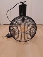hanglamp eetkamer zwart metaal, Huis en Inrichting, Lampen | Hanglampen, Ophalen, Zo goed als nieuw, Metaal, Minder dan 50 cm