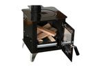 KMP02 Sabah Tiny Camping Houtskachel – Zwart– Outdoor- Draag, Ophalen, Vrijstaand, Hout, Nieuw