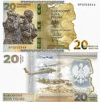 Polen, 20 Zloty, 2022, UNC, p196, Postzegels en Munten, Bankbiljetten | Europa | Niet-Eurobiljetten, Los biljet, Ophalen of Verzenden