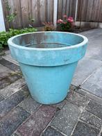 Blauwe Bloempot voor Buiten, Tuin en Terras, Bloembakken en Plantenbakken, Tuin, Kunststof, Gebruikt, Minder dan 60 cm
