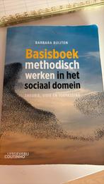 Basisboek methodisch werken in het sociaal domein, Verzenden, Sociale wetenschap, Zo goed als nieuw, Barbara Buijten