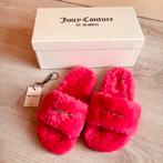 Juicy Couture Roze Fluffy Slippers - Maat 36, Ophalen of Verzenden, Zo goed als nieuw, Roze, Pantoffels of Sloffen