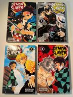 Demon Slayer: Kimetsu No Yaiba manga set Vol. 1-4, Boeken, Strips | Comics, Meerdere comics, Ophalen of Verzenden, Zo goed als nieuw