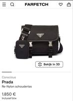 Prada tas heren, Sieraden, Tassen en Uiterlijk, Tassen | Schoudertassen, Ophalen of Verzenden, Nieuw, Zwart, Overige merken