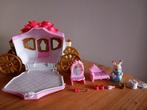 Sylvanian families roze koets/prinses/compleet, Kinderen en Baby's, Speelgoed | Poppenhuizen, Ophalen of Verzenden, Zo goed als nieuw