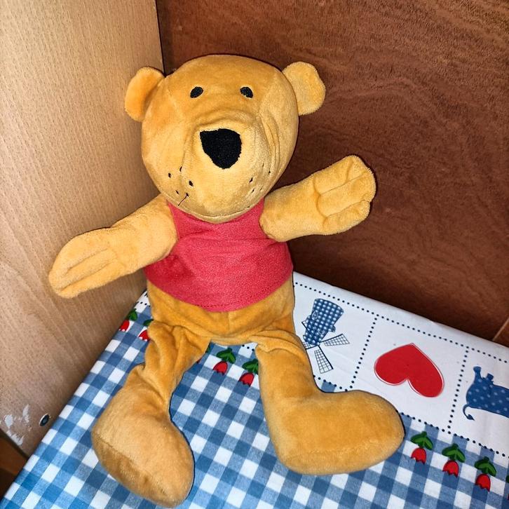 Max Velthuijs beer handpop, Kinderen en Baby's, Speelgoed | Knuffels en Pluche, Zo goed als nieuw, Beer, Ophalen of Verzenden