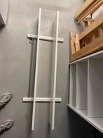 Ikea Varde wandplank met haken, Huis en Inrichting, Keuken | Keukenelementen, Ophalen, Gebruikt, 100 tot 150 cm, Wit