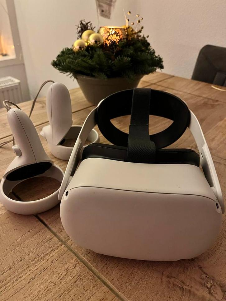 Oculus Quest 2 VR bril - Zo goed als nieuw!, Spelcomputers en Games, Virtual Reality, Zo goed als nieuw, Pc, VR-bril, Ophalen of Verzenden