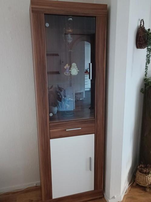 Mooie vitrine kast met licht, Huis en Inrichting, Kasten | Vitrinekasten, Gebruikt, 25 tot 50 cm, Ophalen