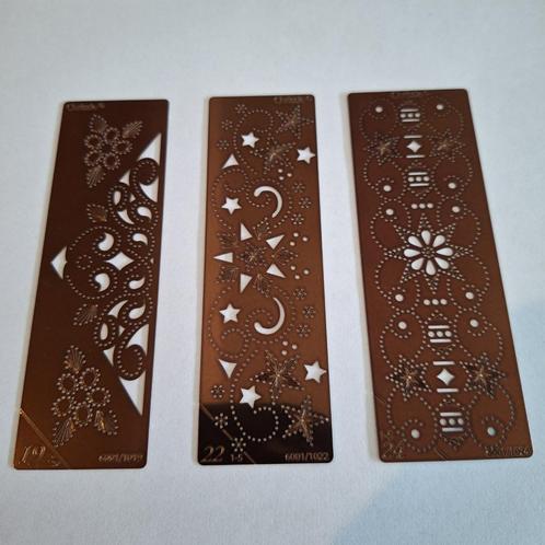 Stencils by Chrissie, nummers 19, 22, 24, Hobby en Vrije tijd, Kaarten | Zelf maken, Zo goed als nieuw, Overige typen, Overige thema's