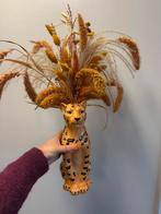 Leuke Leopard Vaas, Gebruikt, Overige kleuren, Aardewerk of Porselein, Ophalen of Verzenden