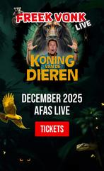 Freek vonk show LIVE 2 personen dichtbij podium, Tickets en Kaartjes, Twee personen