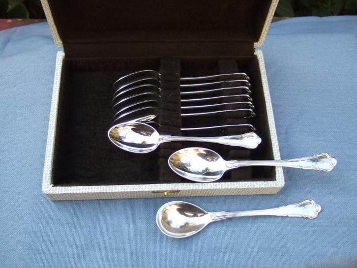 Sterling zilveren koffie-/thee bestek, 10-delig, Huis en Inrichting, Keuken | Bestek, Nieuw, Zilver, Ophalen of Verzenden