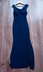 Glitter blauwe galajurk, Maat 38/40 (M), Galajurk, Blauw, Ophalen of Verzenden