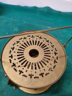 theelicht houder warmhoud plaat  messing daaldrop kmd tiel, Ophalen of Verzenden, 'T Olde Gre-j, Info@toldegrej.nl, Endepoelstraat 20f Didam