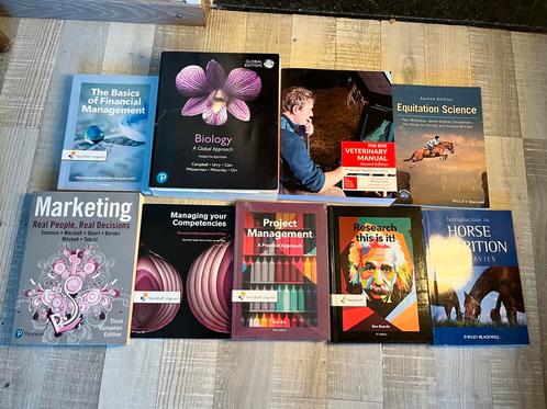Diverse engelse studie boeken - bedrijfskunde - biologie, Boeken, Economie, Management en Marketing, Nieuw, Economie en Marketing