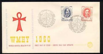 Nederland FDC E44 Zonder Adres, Psychologie 1960 beschikbaar voor biedingen