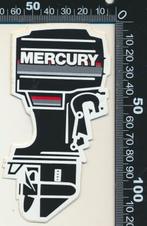 Sticker: Mercury Outboards - Buitenboordmotor (Rood), Ophalen of Verzenden, Zo goed als nieuw, Bedrijf of Vereniging