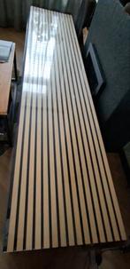 20 stuks lange Wandpanelen Licht Eiken, Doe-het-zelf en Verbouw, Plinten en Afwerking, Ophalen, Eiken, Nieuw, 200 tot 250 cm
