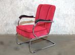 2 Retro vintage buisframe fauteuils stoel Kovona, No Gispen, Mid, Ophalen of Verzenden, Zo goed als nieuw, 50 tot 75 cm