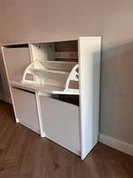 IKEA Bissa schoenenkasten 2 stuks wit, Huis en Inrichting, Ophalen, Gebruikt