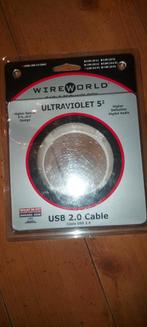 Wireworld ultraviolet 5² usb 2.0, Audio, Tv en Foto, Audiokabels en Televisiekabels, Ophalen of Verzenden, Zo goed als nieuw, Minder dan 2 meter