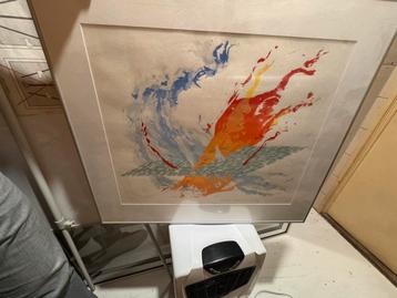 Marc Thorn Leeson Litho 'Ode to Chaos' 1991 Ingelijst beschikbaar voor biedingen