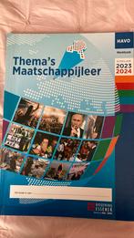 Thema’s Maatschappijleer werkboek HAVO, Ophalen of Verzenden, Zo goed als nieuw, HAVO