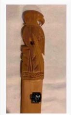 2 x Houten brievenopener, mooi bewerkt, havik pr.p.stuk, Antiek en Kunst, Kunst | Beelden en Houtsnijwerken, Ophalen of Verzenden