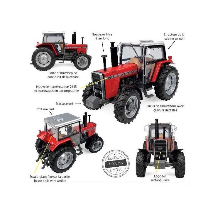 Massey Ferguson 2645 Electronic 4WD, Hobby en Vrije tijd, Modelauto's | 1:32, Nieuw, Tractor of Landbouw, Universal Hobbies, Ophalen of Verzenden