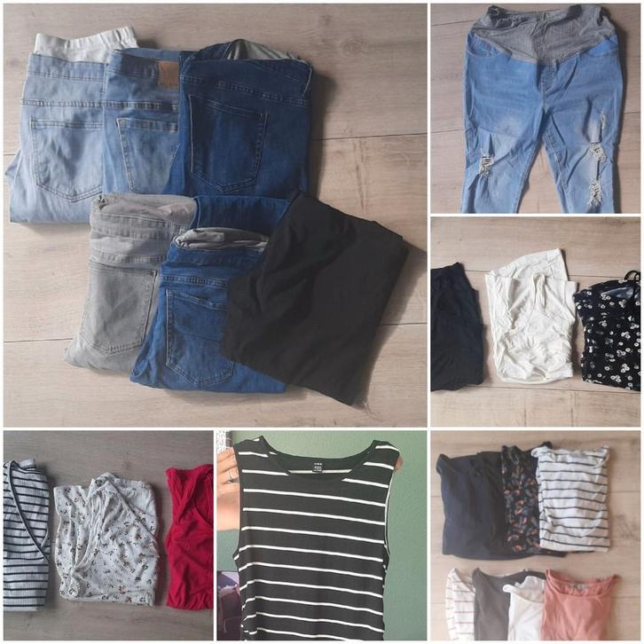 Complete set zwangerschapskleding, maat M/L, 23 stuks, Kleding | Dames, Positiekleding, Zo goed als nieuw, Jurk, Maat 38/40 (M)