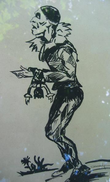 Nar / straatartiest / buikspreker / clown beschikbaar voor biedingen