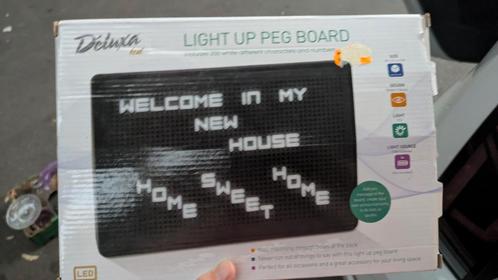 Lichtgevend letterbord! De rechtse op de foto., Huis en Inrichting, Woonaccessoires | Memoborden, Zo goed als nieuw, Ophalen of Verzenden