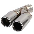 Uitlaat Sierstuk Dubbel Rond Chrome Voor BMW 3 Serie F30 F31, Verzenden, Automotive Parts, A.parts@hotmail.nl, Trasmolenlaan 12 3447 GZ Woerden